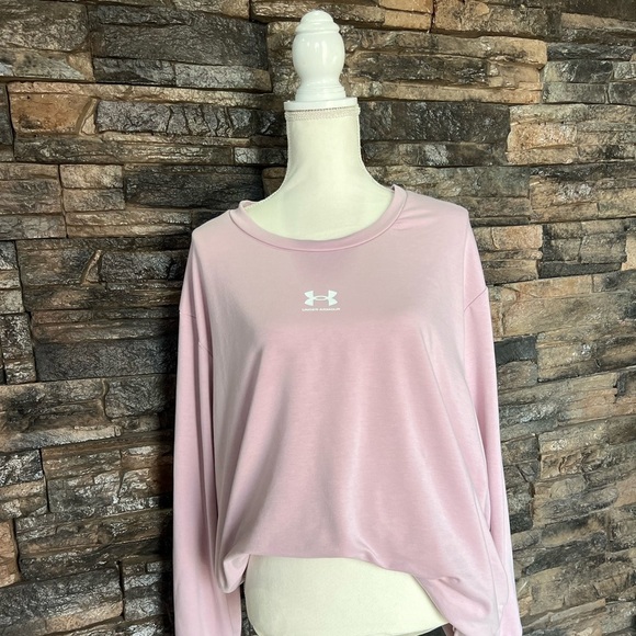 Under Armour Women's Blush Pink Hoodie - Picture 5 of 8
